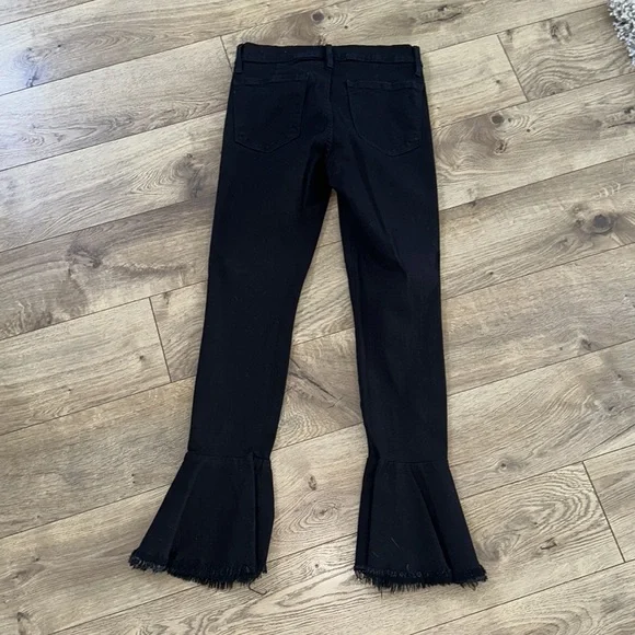 Frame Denim Le Skinny de Jeanne with Bell Bottom “bottoms” - Picture 5 of 6